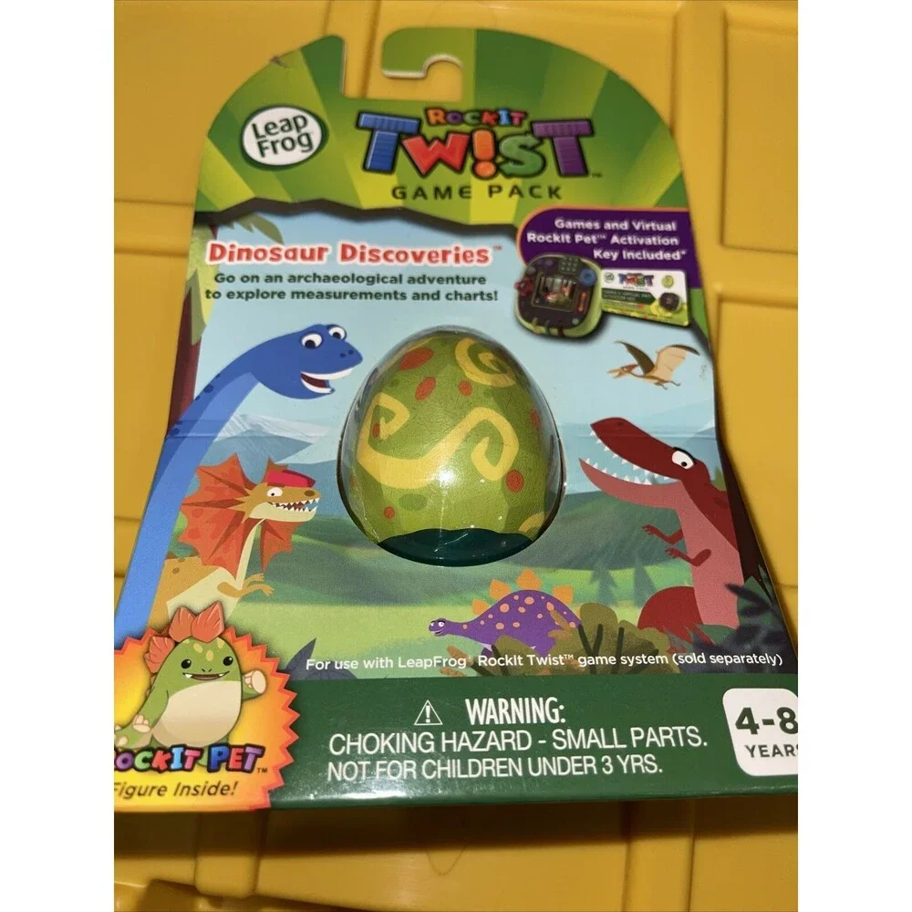 LeapFrog RockIt Twist Game Pack Dinosaur Discoveries includes Game Key  Ages 4-8